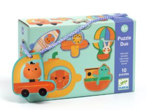 Párosító puzzle - Járművek, 20 db-os - Duo Vehicles