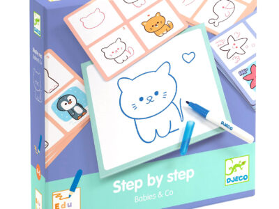 Rajzolás lépésről lépésre - Állatkölykök - Eduludo Step by step Babies and Co