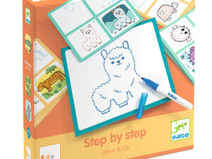 Rajzolás lépésről lépésre - Mintázat - Eduludo Step by Step Lama and Co