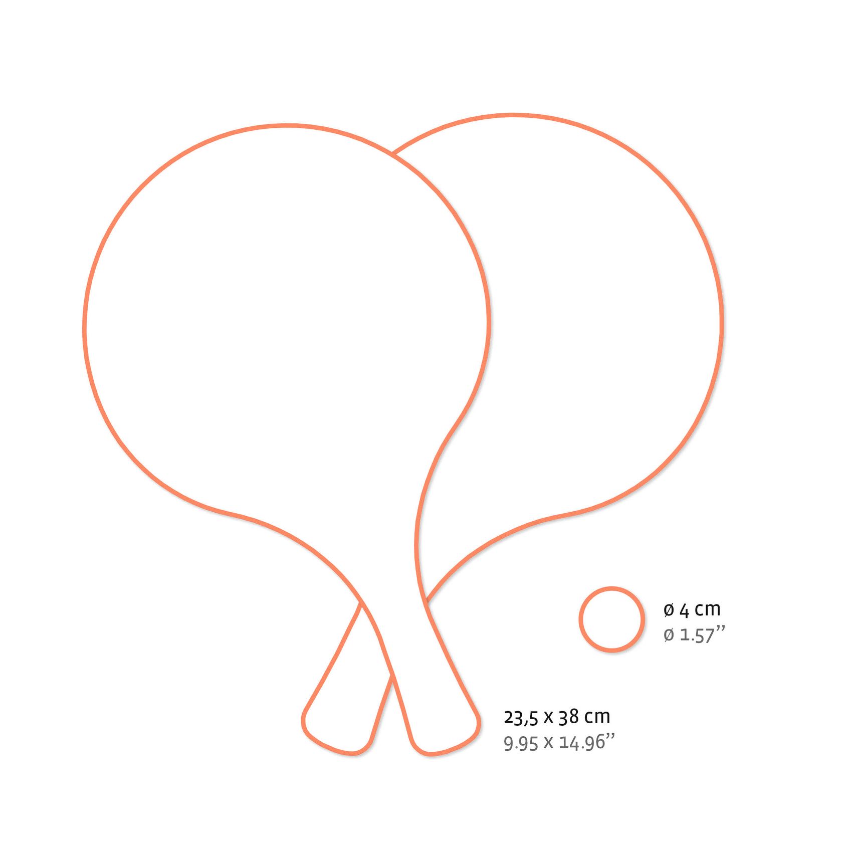 Strandjáték - Ütőkészlet, tenger - Beach rackets set - Sea - Image 4