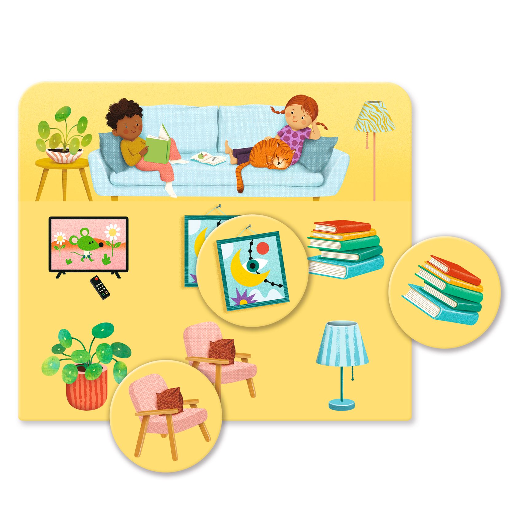 Társasjáték - Házban és ház körül - Loto The house - Image 4