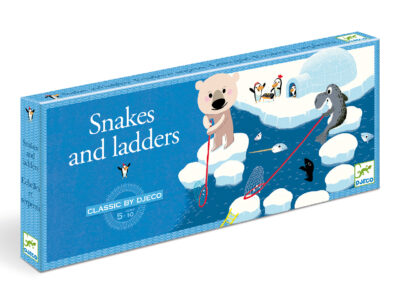 Társasjáték klasszikus - Kígyók és létrák - Snake and ladders