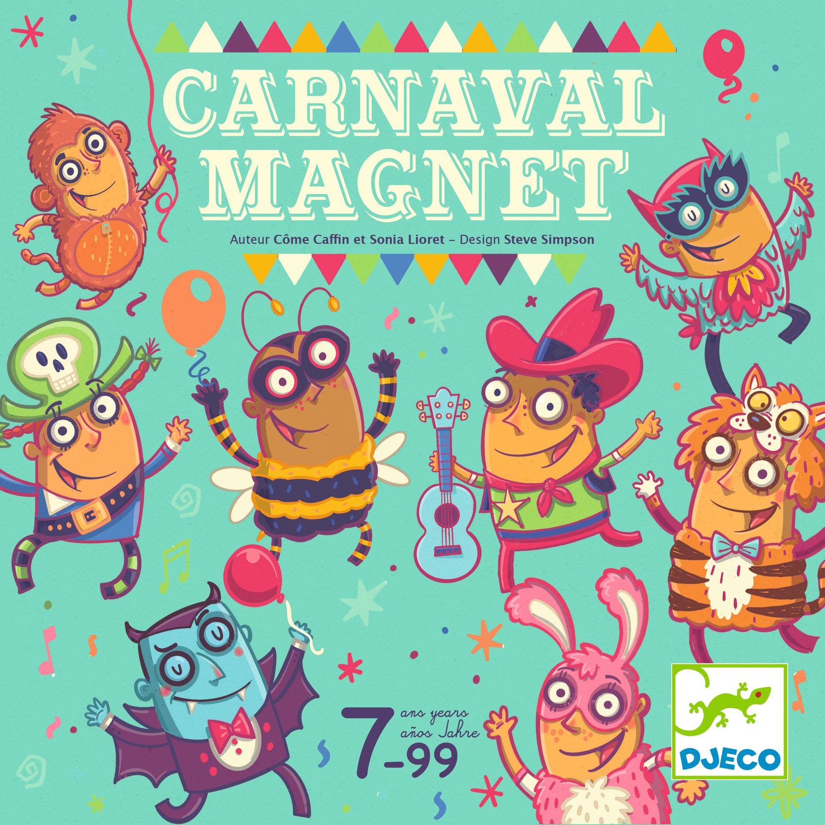 Társasjáték - Vakok karneválja - Carnaval Magnet - Image 3