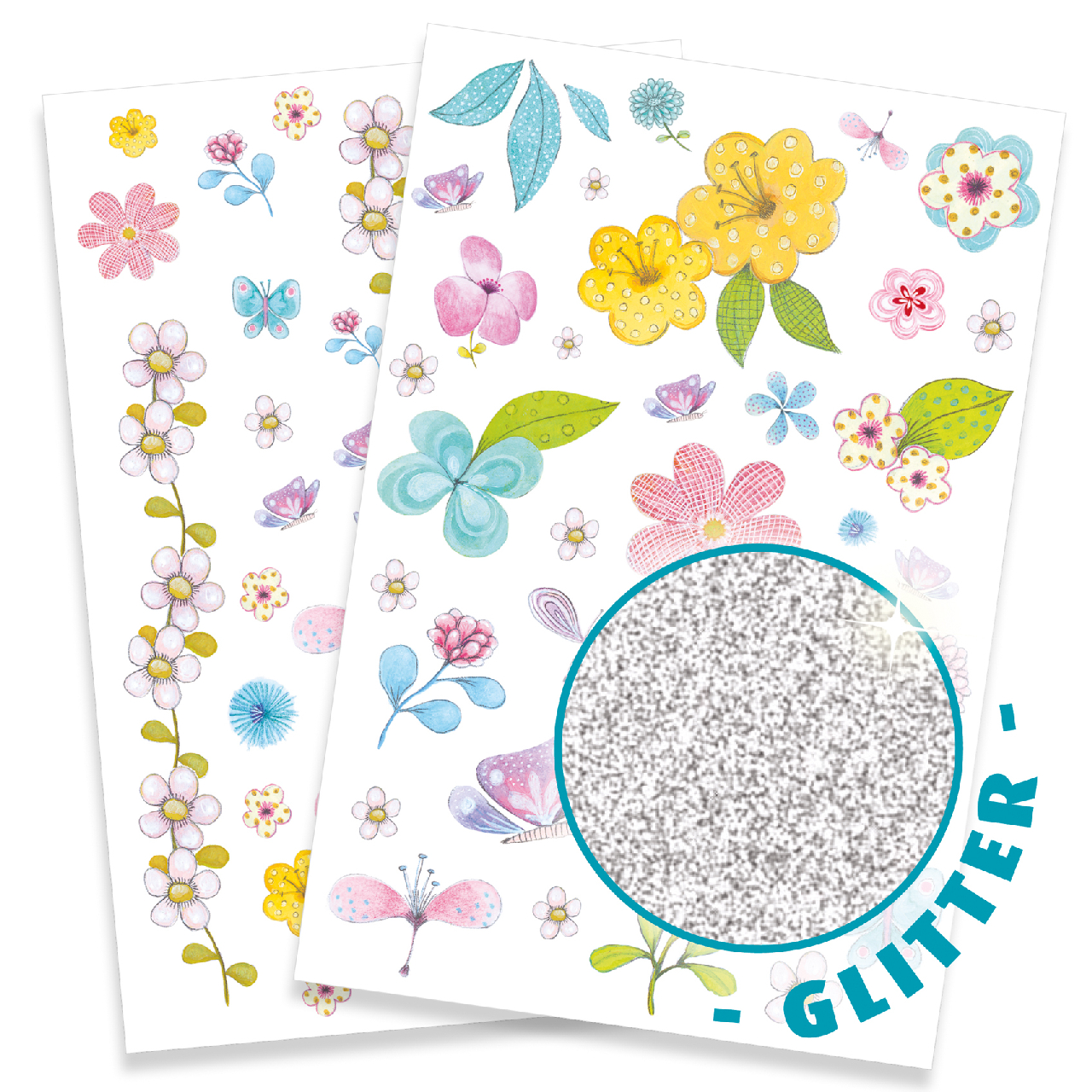 Tetováló matricák - Mezei virágok - Fair flowers of the field - Image 3