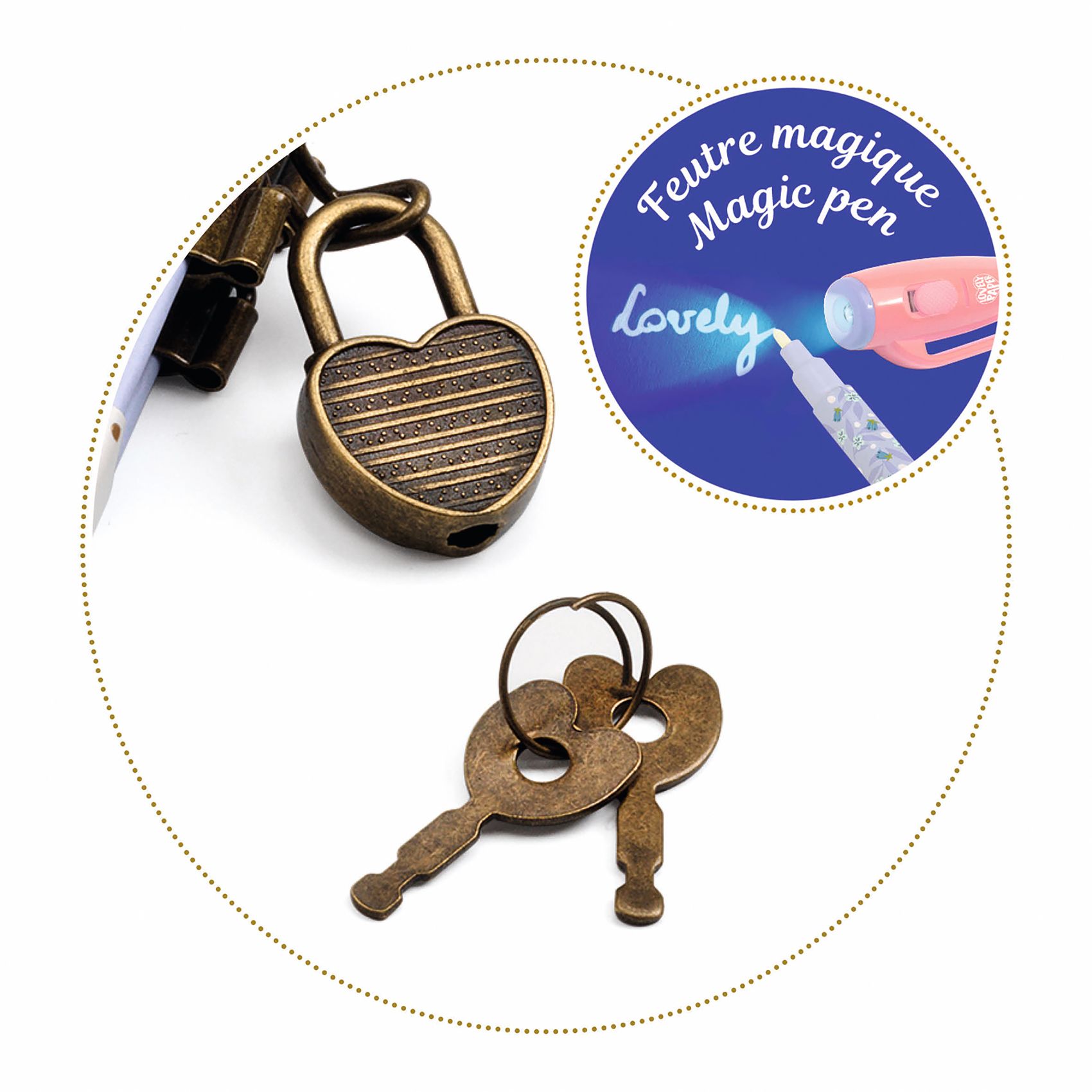 Titkos napló varázstollal - Oana secret notebook - Magic felt pen - Image 3