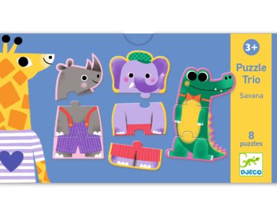 Trió puzzle - Dzsungel hangjai, 24 db-os - Jungle melody