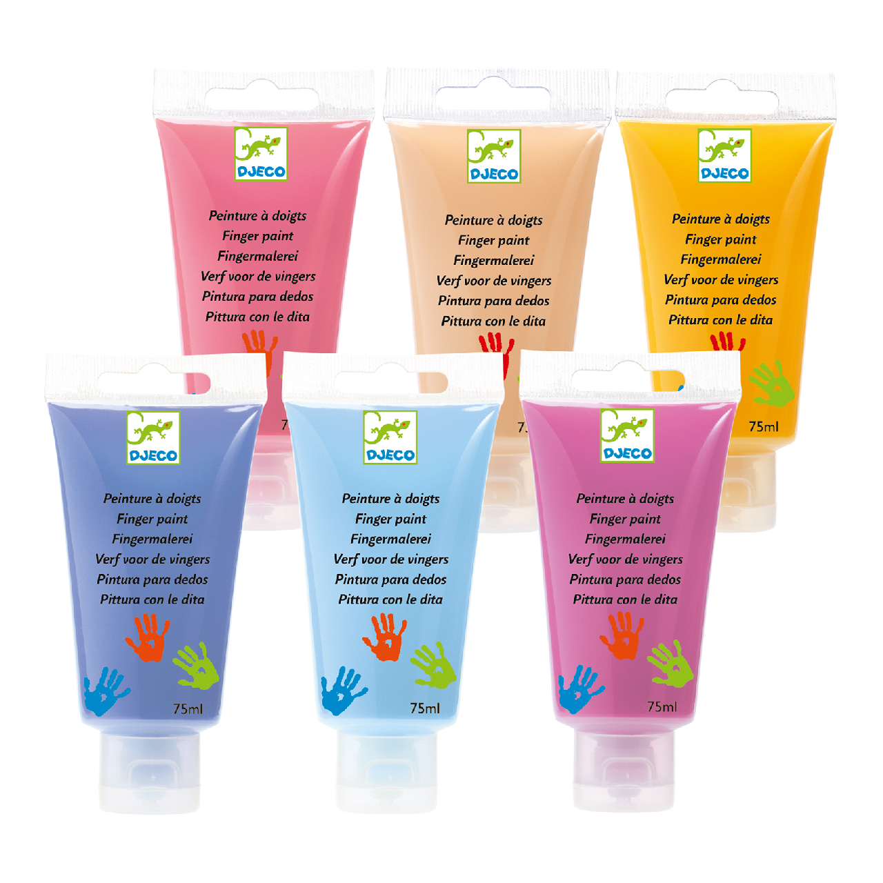 Ujjfesték készlet - 6 szín tubusban - 6 finger paint's tubes - Sweet - Image 3