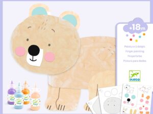 Ujjfestés - Kisállatkák, matricákkal - Messy fun