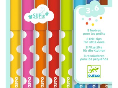 Kimosható filctoll készlet piciknek - 8 szín - 8 felt-tips for little ones