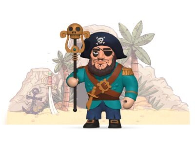 Arty Toys - Kalóz - Kalóz kapitány - Ze Piratous