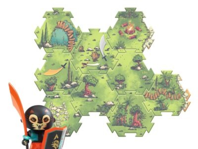 Arty Toys Óriás puzzle - Bestiák birodalma, 18 db-os - Puzzl’Up Voras Furious