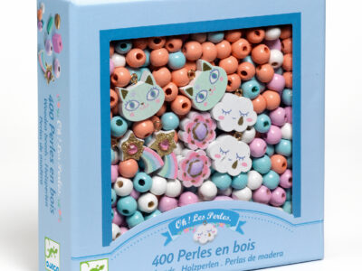 Fagyöngy készlet - Szivárvány - Wooden beads, Rainbow