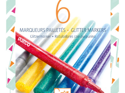 6 csillámtoll - 6 glitter markers