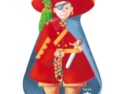 Formadobozos puzzle - Kalózok kincse, 36 db-os - The pirate and his treasure