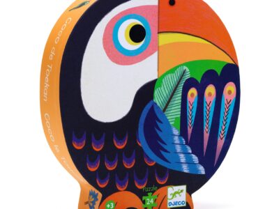 Formadobozos puzzle - Koki Tukán, 24 db-os - Coco the Toucan
