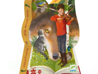 Formadobozos puzzle - Péter és a farkas, 50 db-os - Peter and the Wolf