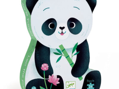Formadobozos puzzle - Pici Panda Cuki, 24 db-os - Leo the panda