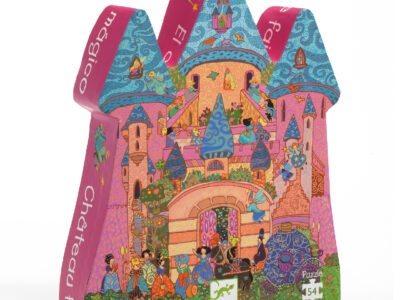 Formadobozos puzzle - Tündérek kastélya, 54 db-os - The fairy castle