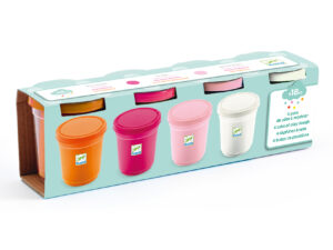 Gyurma - Pillegyurma - 4 tubs of play dough, Sweet