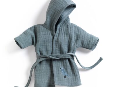 Játékbaba ruha - Fürdőköpeny - Bathrobe