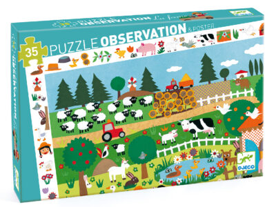 Megfigyeltető puzzle - A farm, 35 db-os - The farm