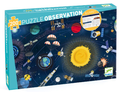 Megfigyeltető puzzle - A világűr, 200 db-os - The space + booklet