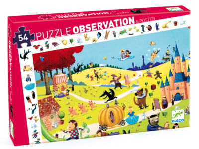 Megfigyeltető puzzle - Mesék, 54 db-os - Tales