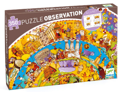 Megfigyeltető puzzle - Történelem, 350 db-os spirál puzzle - History + booklet