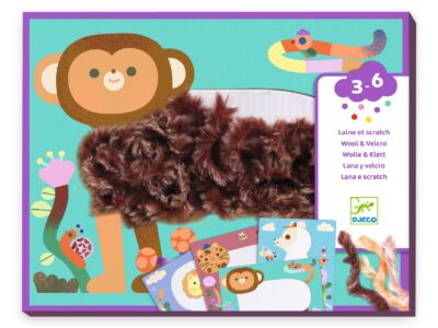 Kollázs műhely - Bolyhos barátok gyapjúval és tépőzárral - Wool and Velcro - Fluffy friends!