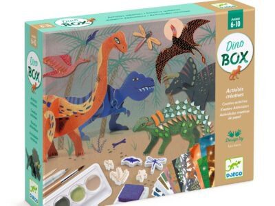 Kreatív műhely - 6 technika 1 dobozban - Dinoszauruszok világa - Dino Box
