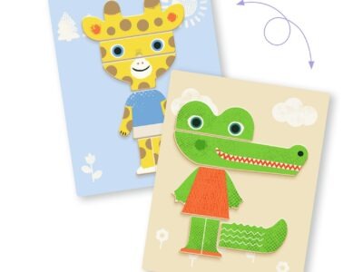 Mágneses képkirakó - Variációk 12 állatra - Inzebox Mix Animals
