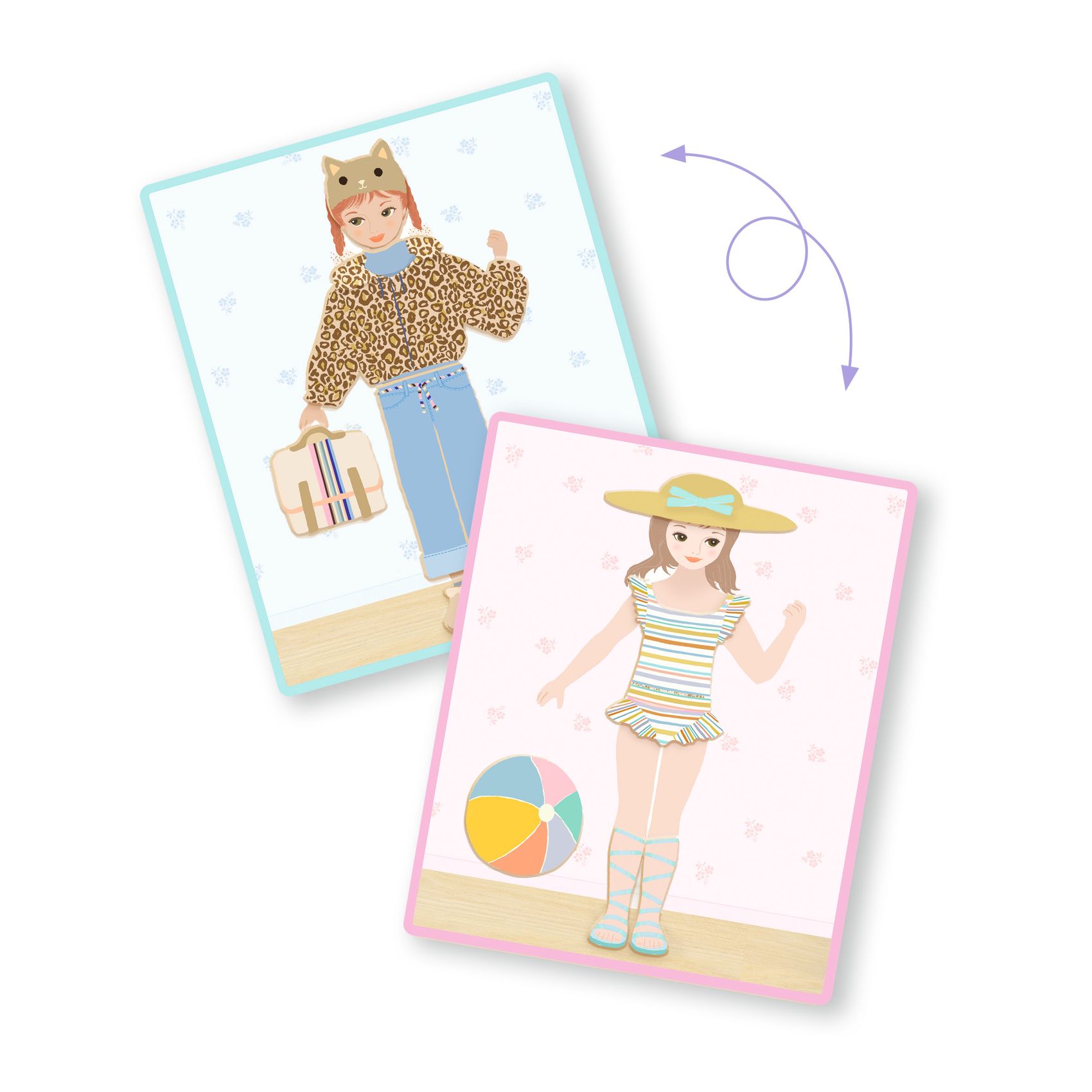 Mágneses képkirakó - Variációk 12 öltözetre - Inzebox Dressing