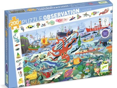 Megfigyeltető puzzle - Tenger titkai, 200 db-os - Secrets of the Sea