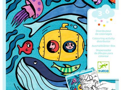 Meglepetés adagoló színező - Óceán - Coloring dispenser, Ocean