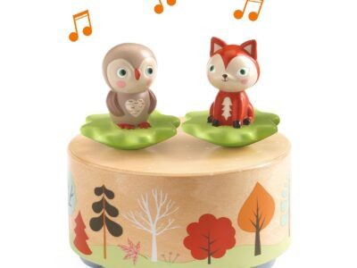 Mozgó figurás zenedoboz - Erdei dallamok - Melody of the woods