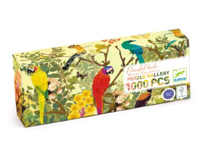 Művész puzzle - Békés madarak, 1000 db-os - Peaceful birds