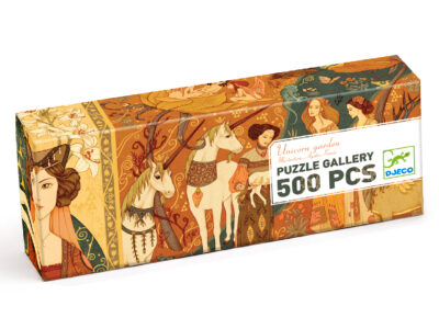 Művész puzzle - Egyszarvú és a hölgy, 500 db-os - Unicorn lady