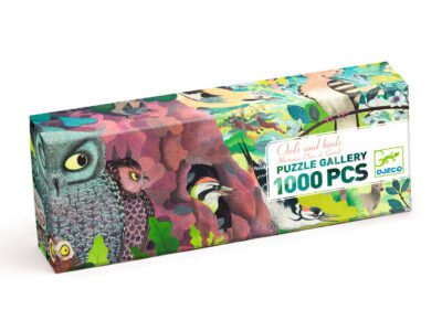 Művész puzzle - Baglyok és madarak, 1000 db-os - Owls and birds
