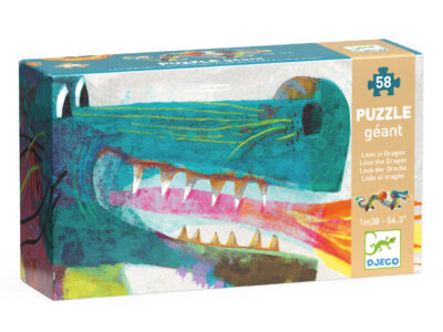 Óriás puzzle - Leon a sárkány, 58 db-os - Leon the dragon