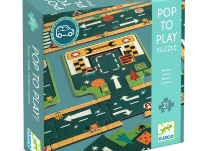 Óriás puzzle - Utak, irányok, 21 db-os - Roads