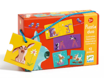 Párosító puzzle - Ellentétek, 24 db-os - Opposites