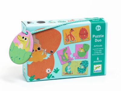 Párosító puzzle - Kié a tojás, 12 db-os - Funny eggs