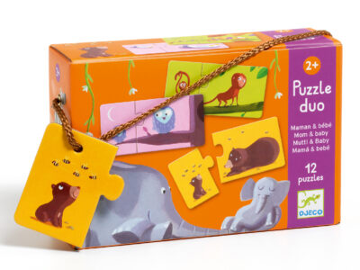 Párosító puzzle - Mama-baba, 24 db-os - Mom and baby