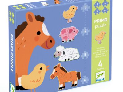 Primo puzzle - A farmon, 3-4-5-6 db-os - At the farm