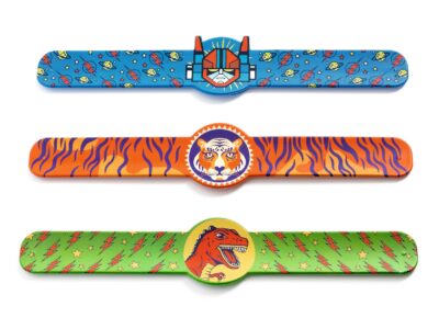 Rácsapós karkötő - Dínó, Tigris, Szuperhős - Winding bracelets dino, tiger, superhero
