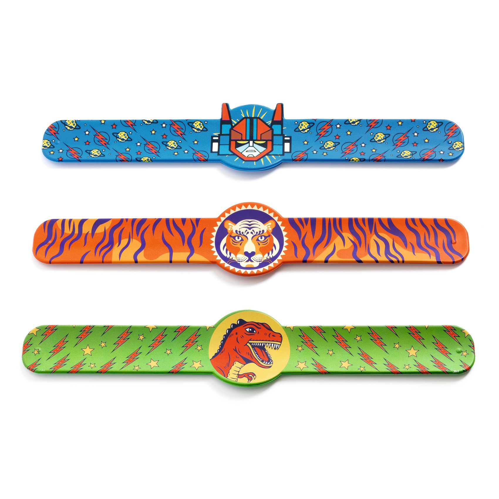 Rácsapós karkötő - Dínó, Tigris, Szuperhős - Winding bracelets dino, tiger, superhero