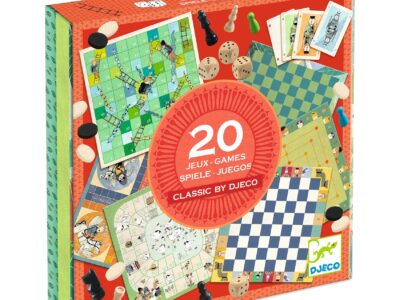 Társasjáték klasszikus - Társasjáték készlet 6+, 20 játék - Classic box 6+