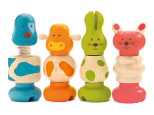 Toronyépítő fajáték - Kreatív állatfigurák - Vis-animo