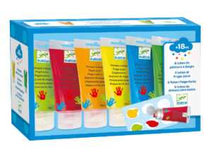 Ujjfesték készlet - 6 alap szín tubusban - 6 finger paint's tubes - Basic