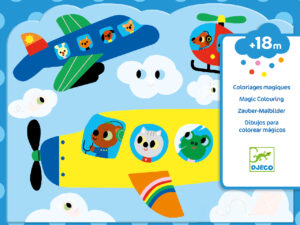 Vízzel színező készlet - Bújócska az égen - Hidden in the sky